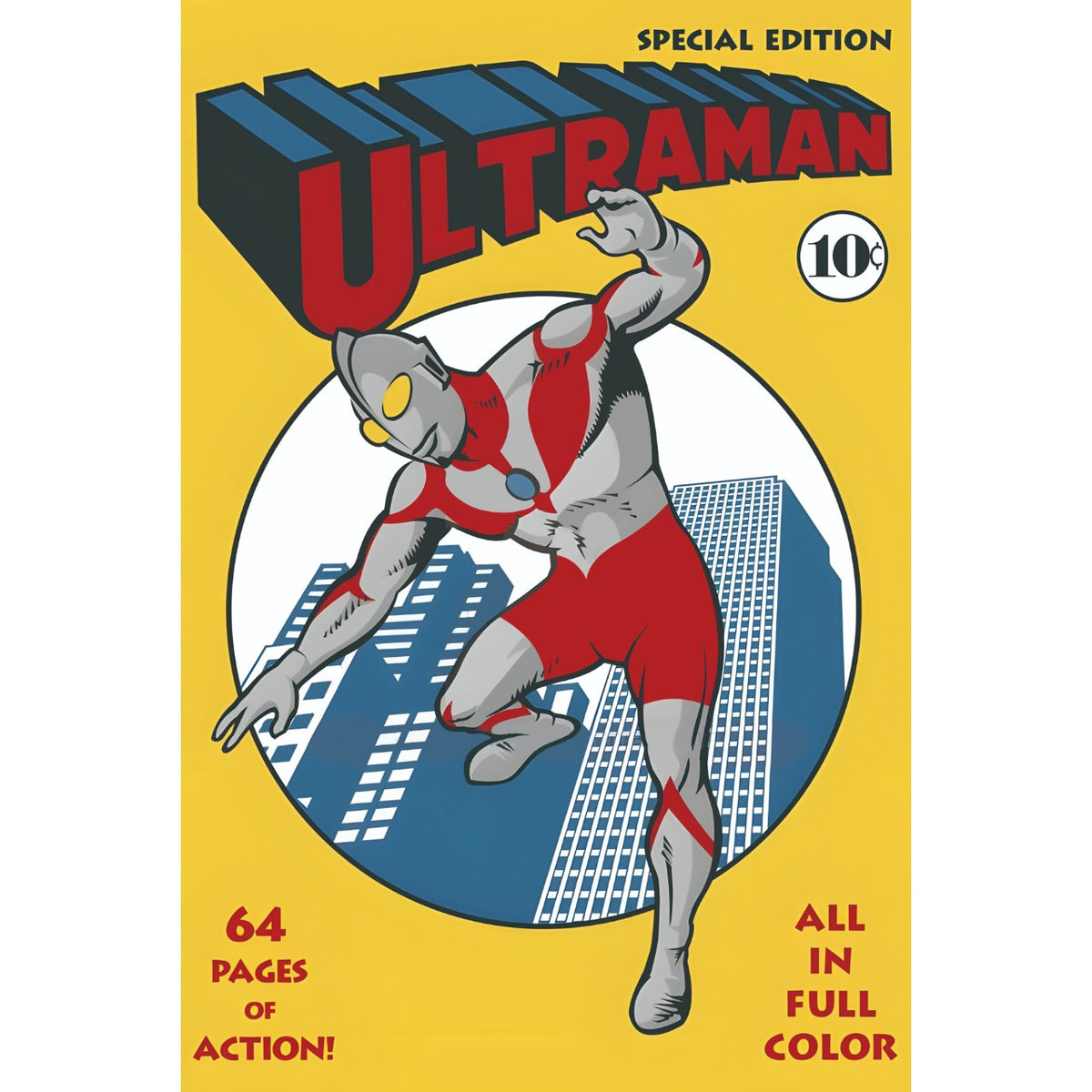 ウルトラマン ブリキ看板 アニメ 特撮 ヒーロー レトロ インテリア 壁飾り