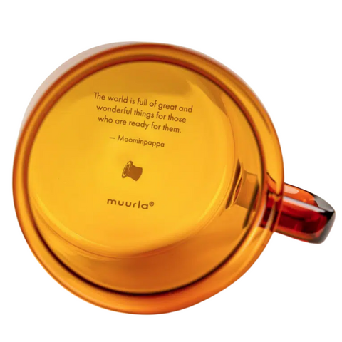 Muurla ムーミンパパ オレンジガラスマグカップ 3.5dL(350mL)