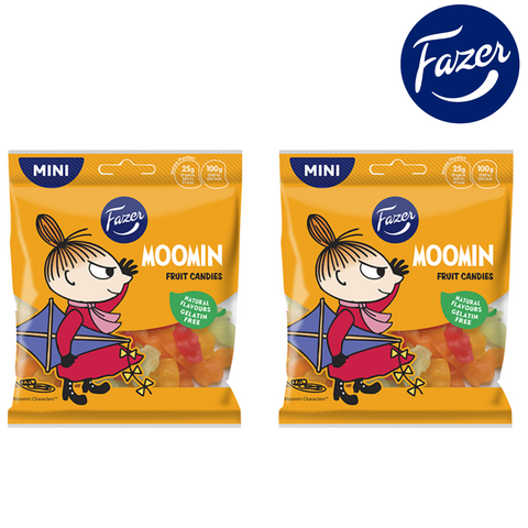 Fazer ムーミン フルーツグミ 2袋×80g セット フィンランドのお菓子