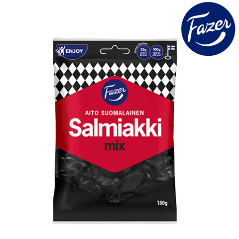 Fazer サルミアッキミックス 1袋×180g フィンランドのお菓子です