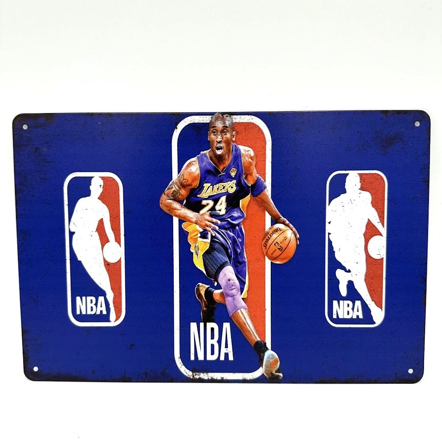 Kobe Bryant NBA ヴィンテージ風 ブリキ看板