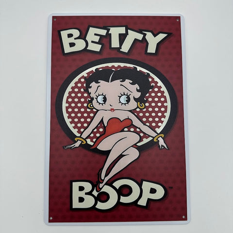 BettyBoop キャラクター レトロ ブリキ 看板 インテリア