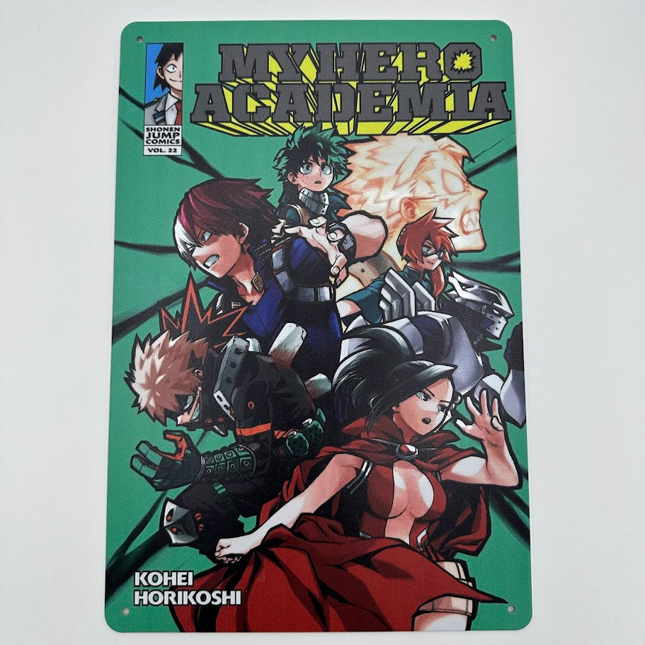 僕のヒーローアカデミア ブリキ 看板 レトロ アニメ インテリア