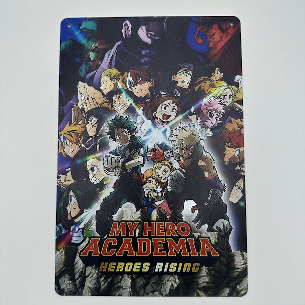 僕のヒーローアカデミア ブリキ看板 HEROES RISING 映画 インテリア