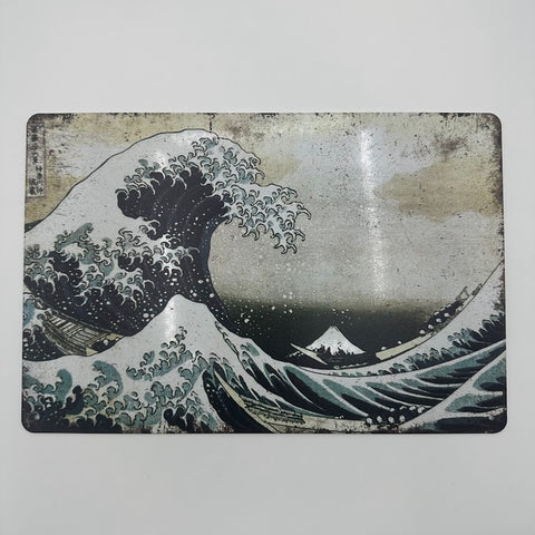 富嶽三十六景 神奈川沖浪裏 ブリキ看板 葛飾北斎 浮世絵 アート インテリア 和風 レトロ