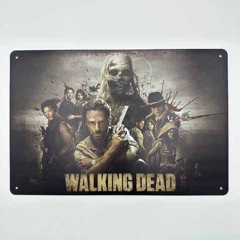 ブリキ看板 ウォーキングデッド THE WALKING DEAD 海外ドラマ ゾンビ ホラー