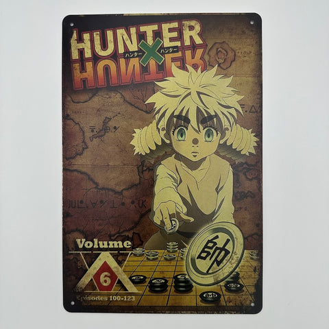 ブリキ看板 ハンターハンター キメラアント コムギ アニメ インテリア レトロ
