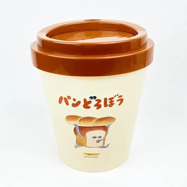 パンどろぼう カフェカップ型 ダストボックス 小物入れ 23.5cm