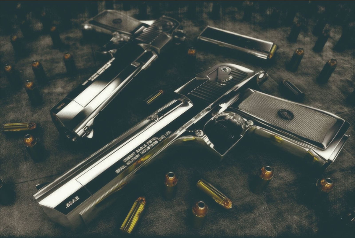 ブリキ看板 ピストル 銃 分解図 インテリア レトロ ガレージ ミリタリー アメリカン 雑貨 壁飾り