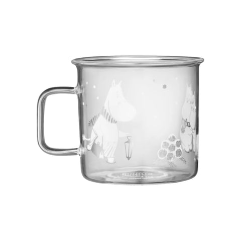 Muurla ムーミン ガラスマグカップ 吹雪 3,5dL (350mL)