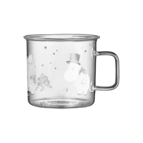 Muurla ムーミン ガラスマグカップ 吹雪 3,5dL (350mL)