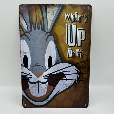 レトロ ブリキ 看板 バグズバニー What's Up Doc?