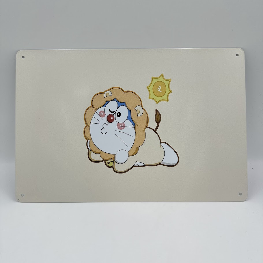 ブリキ 看板 ドラえもん ライオン レトロ インテリア