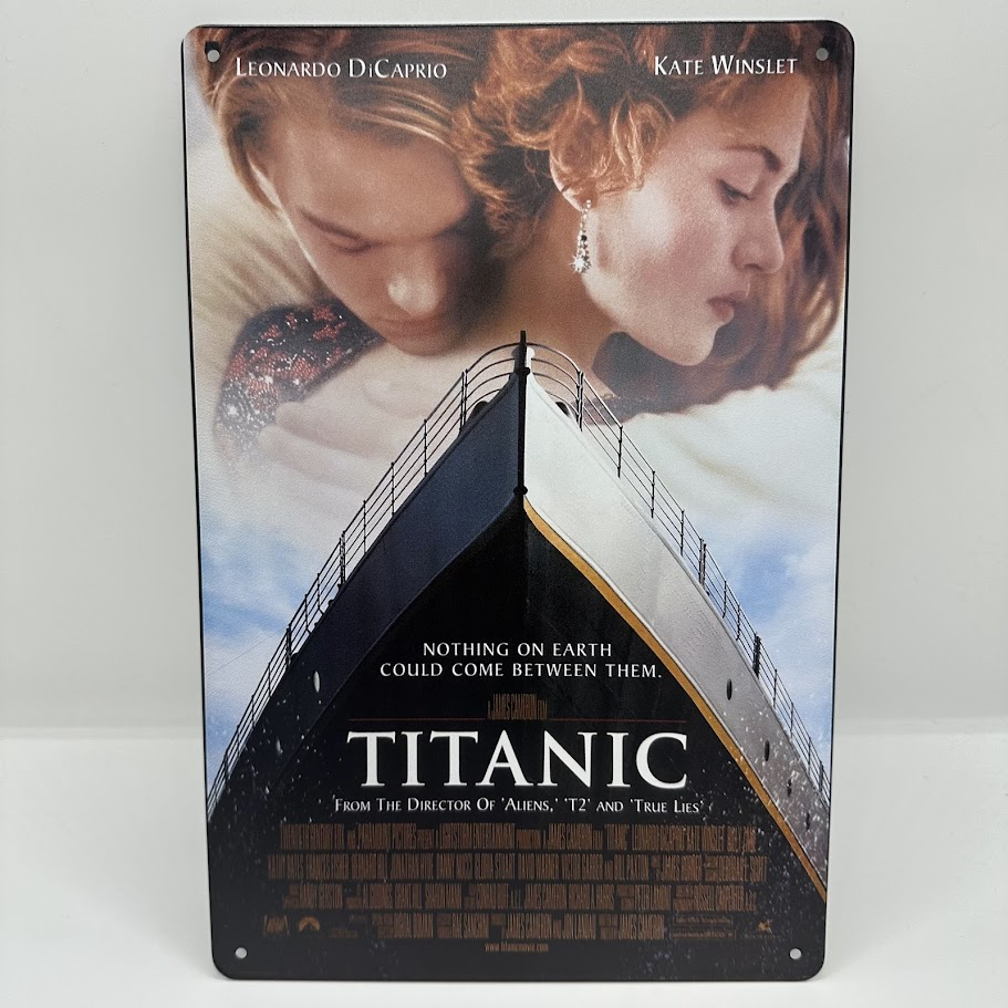 レトロ ブリキ 看板 映画 Titanic タイタニック ポスター