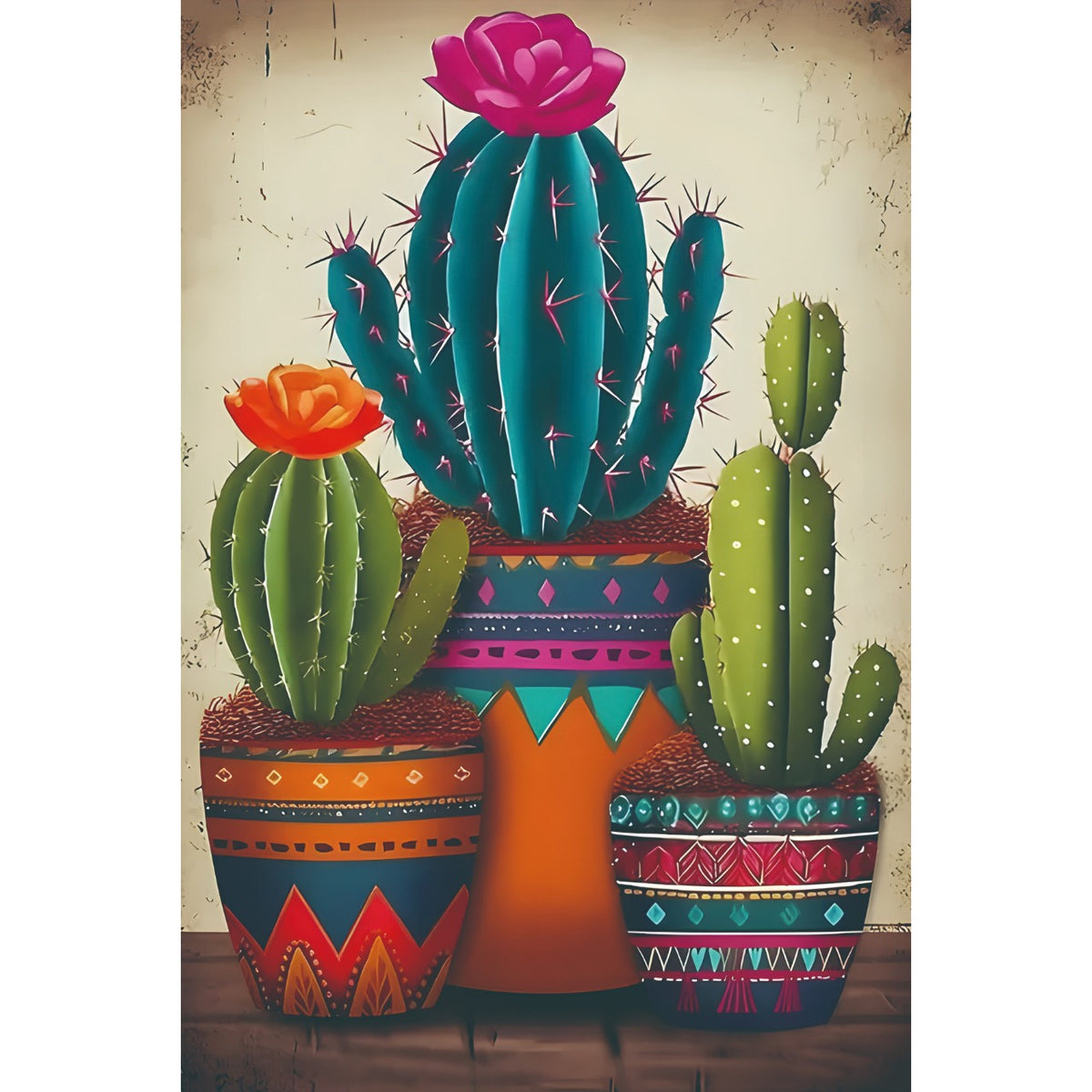 カクタス ブリキ看板 サボテン 北欧風 ボヘミアン レトロ インテリア 壁飾り おしゃれ雑貨