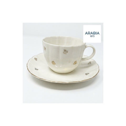 ARABIA Vaahtera カップ＆ソーサー 金彩 北欧