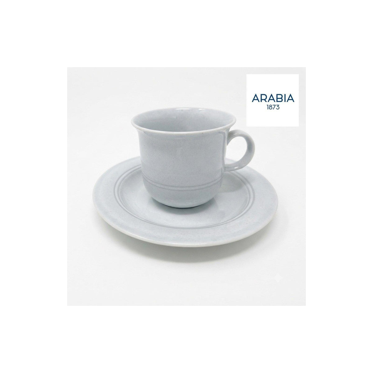 ARABIA Arctica カップ＆ソーサー ライトブルー 北欧