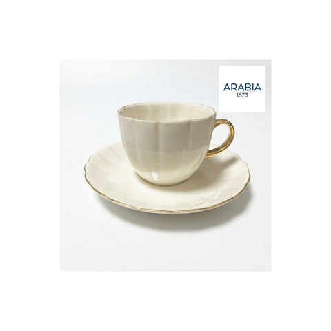 ARABIA Kultakorva カップ＆ソーサー 金彩 フィンランド
