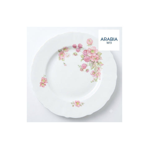 ARABIA DIAMANT プレート 約20cm 花柄 ヴィンテージ