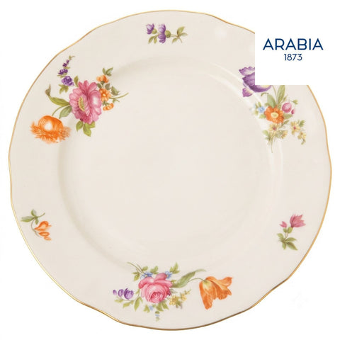 ARABIA ヴィンテージ 花柄 プレート 約17.5cm フィンランド