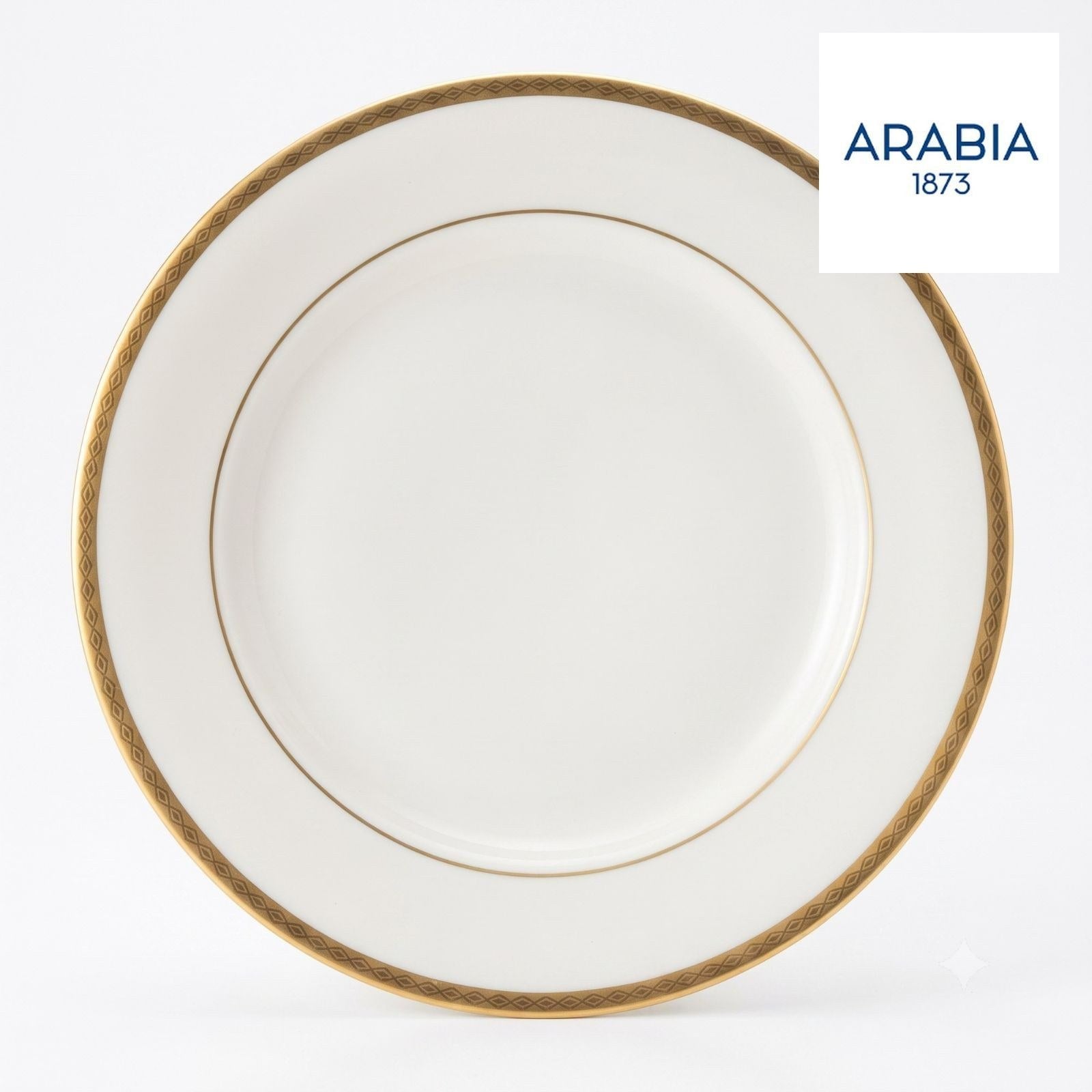 ARABIA ヴィンテージ プレート 金彩 23cm フィンランド
