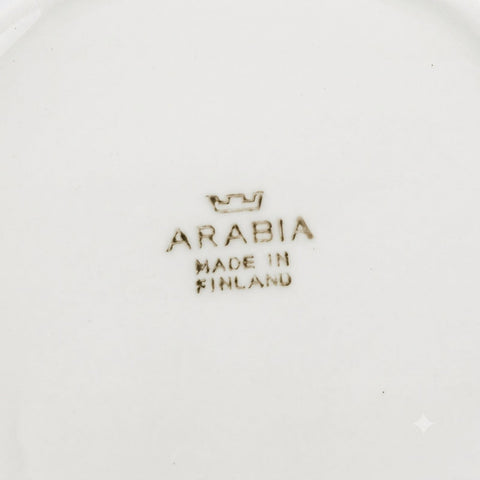 ARABIA Kesäkukka ヴィンテージ プレート 約20cm 金彩
