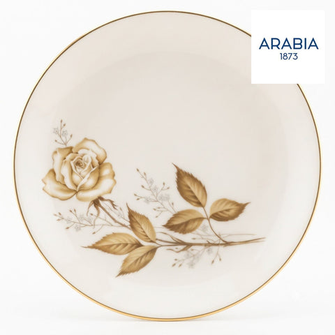 ARABIA Juhlaruusu プレート 約5.5cm バラ柄 北欧