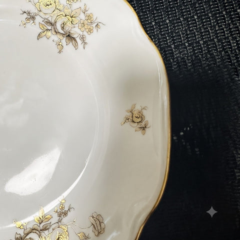 ARABIA Aila プレート 約7cm 花柄 金彩 北欧