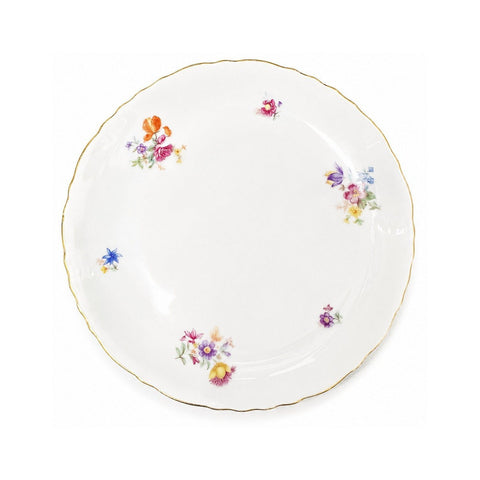 ARABIA 花柄 プレート 約6.5cm 金彩 フィンランド製