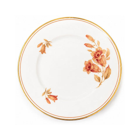 ARABIA アラビア ヴィンテージ スーププレート 深皿 花柄 金彩 約7cm SUOMI FINLANDIA フィンランド