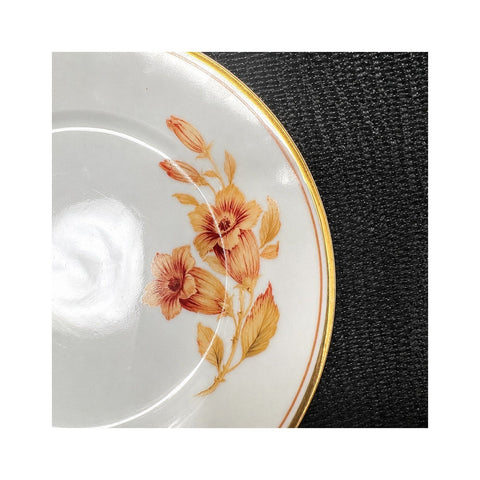 ARABIA アラビア ヴィンテージ スーププレート 深皿 花柄 金彩 約7cm SUOMI FINLANDIA フィンランド