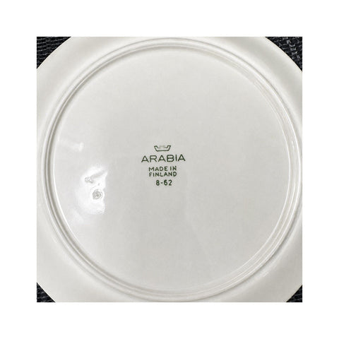ARABIA ヴィンテージ 野草柄 プレート 約17cm 金彩