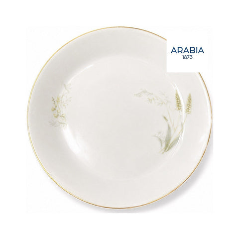 ARABIA ヴィンテージ 野草柄 プレート 約17cm 金彩