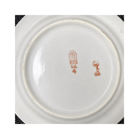 DDR 東ドイツ ヴィンテージ 花柄プレート 約7.5cm