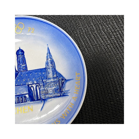 Goebel 1972ミュンヘン五輪記念プレート ミュンヘン 約9cm