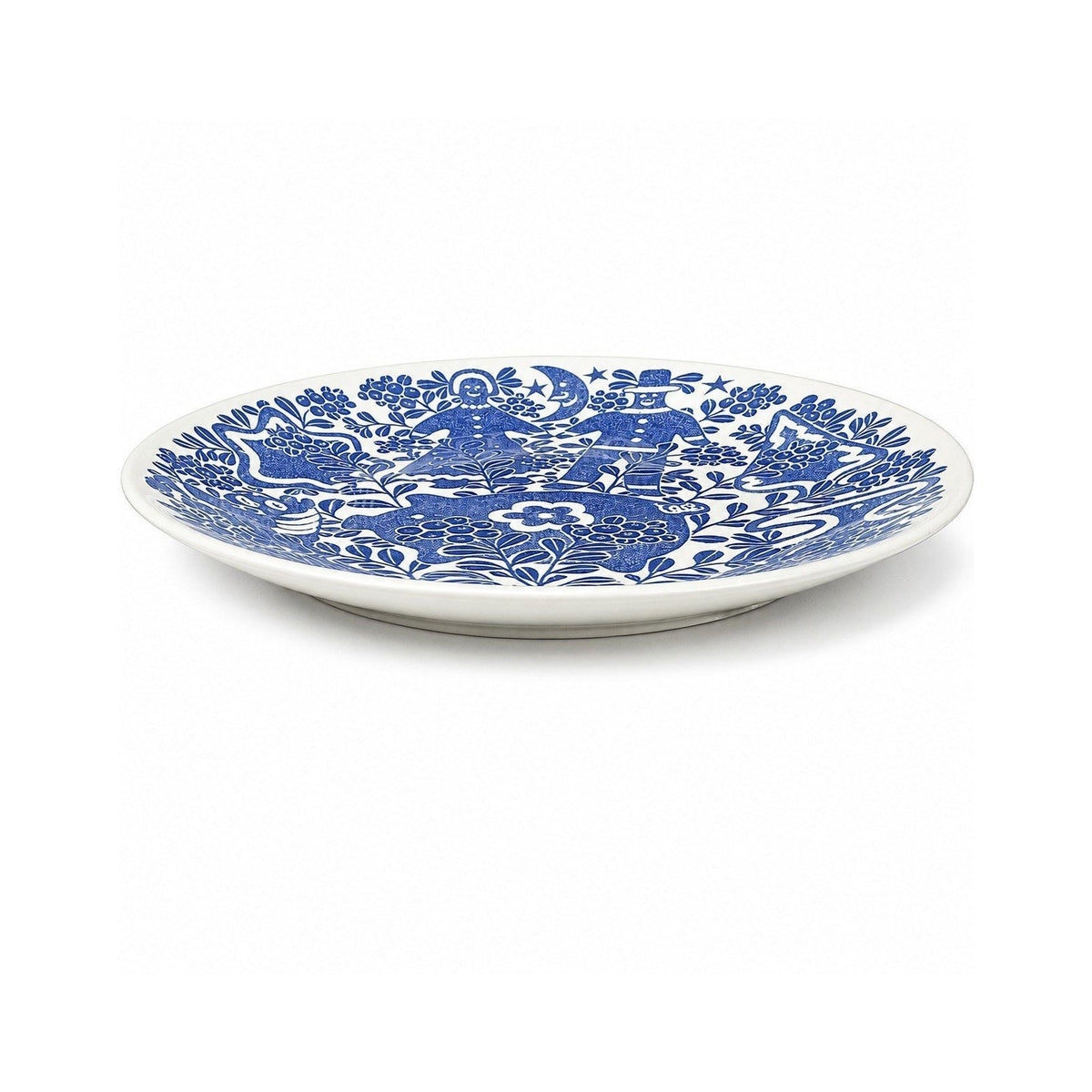 GUSTAVSBERG Jultallrik 7 1977 クリスマスプレート 1970年代 スウェーデン 約22cm 北欧ヴィンテージ食器