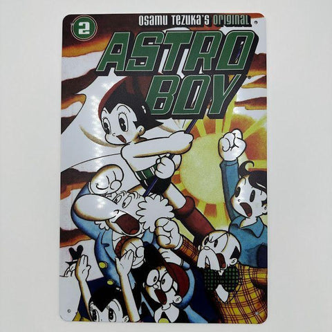 Astro Boy（アトム） ブリキ看板 コミック風デザイン インテリア ヴィンテージ調