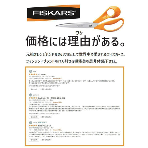 Fiskars グリーン マルチ はさみ 21cm