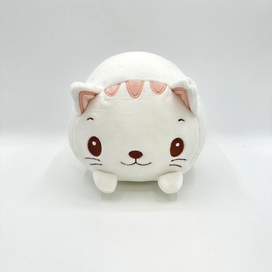 かわいい 猫のぬいぐるみ ホワイト 22cm