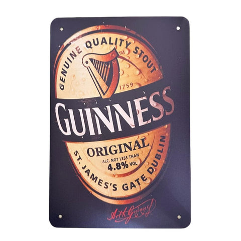 レトロ ブリキ看板 GUINNESS ORIGINAL 20×30cm