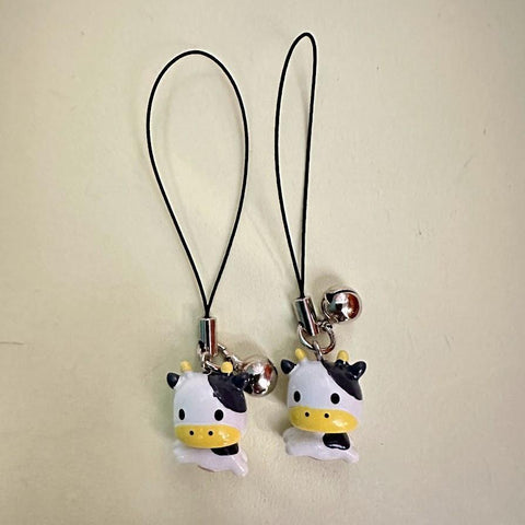 ゆらゆら干支 うしキーホルダー 2個×2cm セット