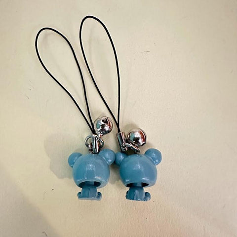 ゆらゆら干支 ねずみキーホルダー 2個×2cm セット