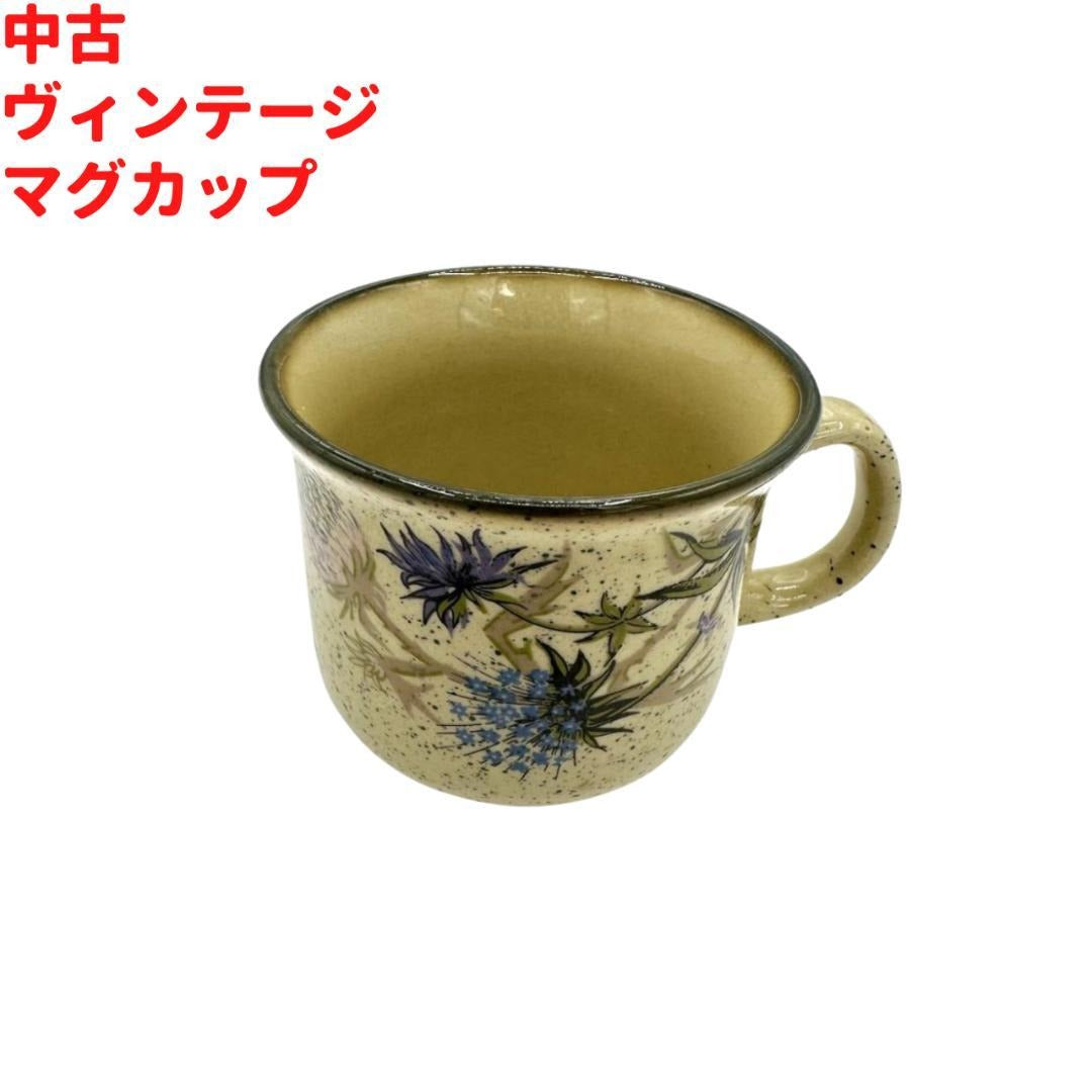 TULOWICE ポーランド製 ヴィンテージ マグカップ 花柄