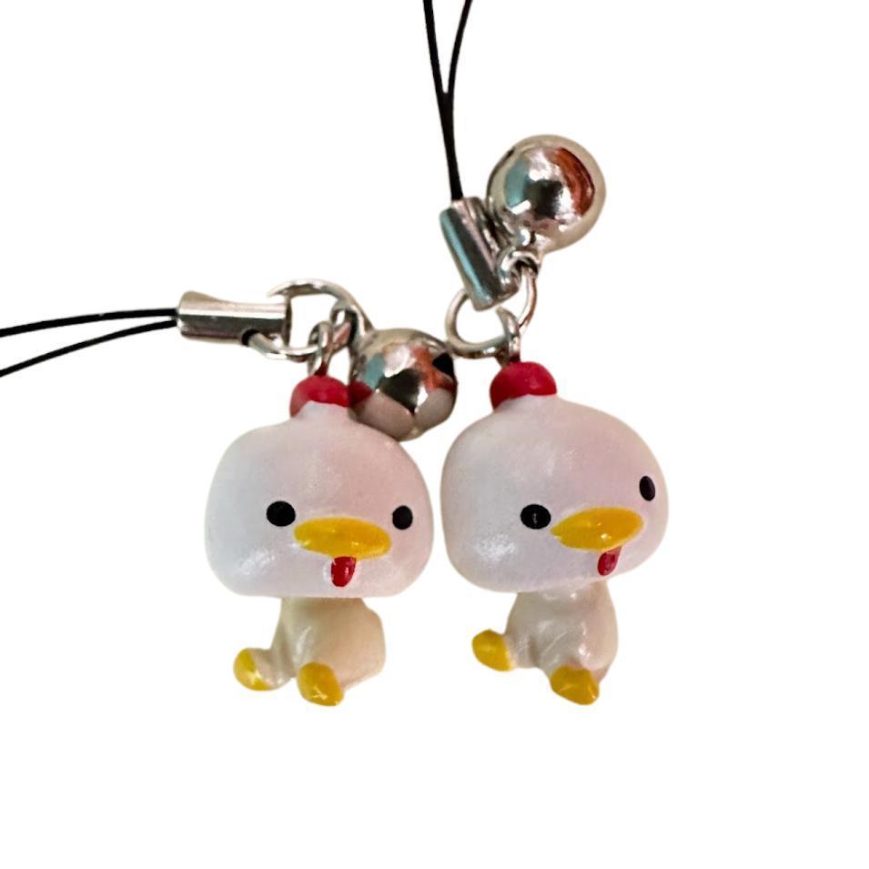 ゆらゆら干支 犬 キーホルダー 2個×2cmセット