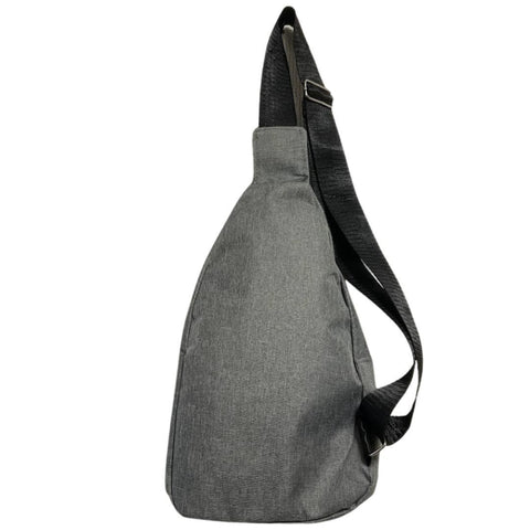 男性用ショルダーバック グレー 30cm