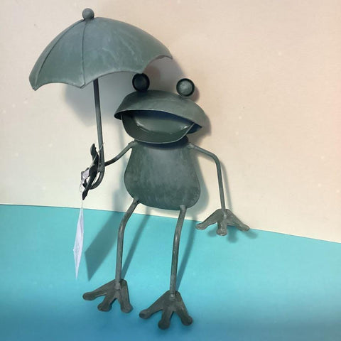 カエル アンブレラ 座り 23cm