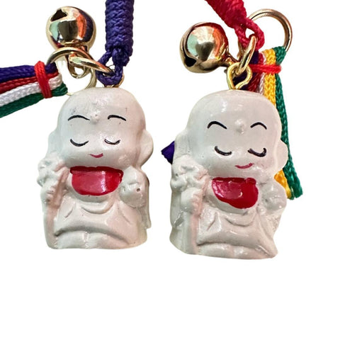 招福 お地蔵さん キーホルダー 2個セット×2cm