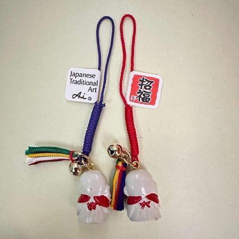招福 お地蔵さん キーホルダー 2個セット×2cm