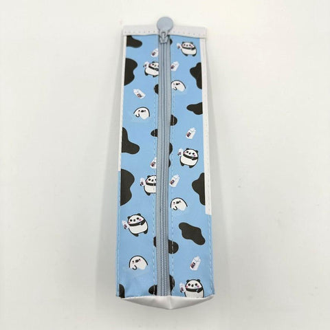 かわいいミルクパッケージの筆箱 ブルー 21.5cm