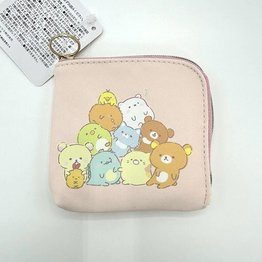 リラックマ＆すみっコぐらし ほにゃぐるみ～ず コインケース 9.5cm